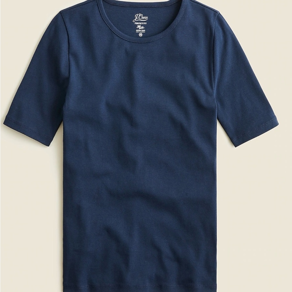 J. Crew Blue Short Sleeve Tee Versatile Essential
